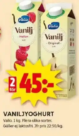 ICA Kvantum VALIO Vaniljyoghurt erbjuda
