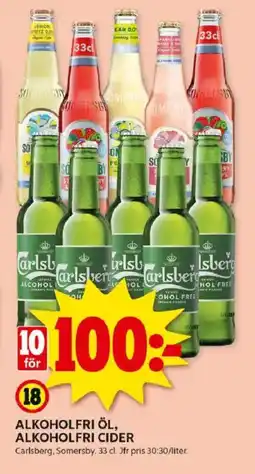 ICA Kvantum Alkoholfri öl, alkoholfri cider erbjuda