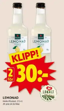 ICA Kvantum Lemonad erbjuda