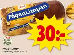 ICA Kvantum PÅGEN Pågenlimpa erbjuda