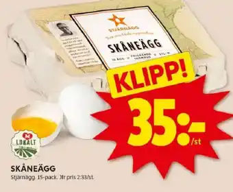 ICA Kvantum Skåneägg erbjuda