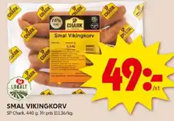 ICA Kvantum SP CHARK Smal vikingkorv erbjuda