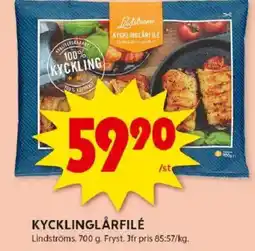 ICA Kvantum Kycklinglårfilé erbjuda