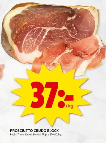 ICA Kvantum Prosciutto crudo block erbjuda