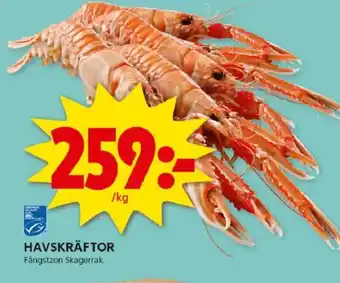 ICA Kvantum Havskräftor erbjuda