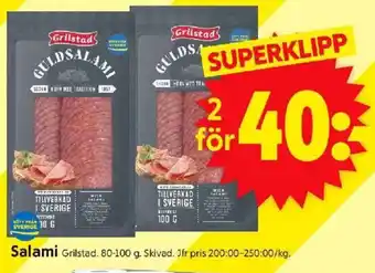 ICA Supermarket GRILSTAD Salami erbjuda