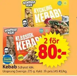 ICA Supermarket SCHYSST Kebab erbjuda