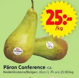 ICA Supermarket Päron conference erbjuda