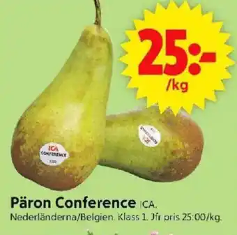 ICA Supermarket Päron conference erbjuda