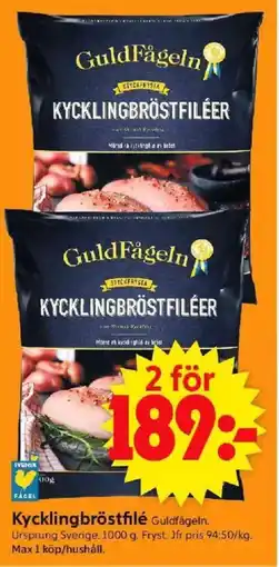 ICA Supermarket Kycklingbröstfilé erbjuda