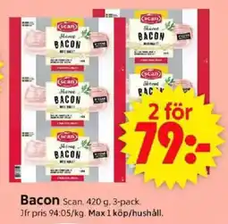 ICA Supermarket SCAN Bacon erbjuda