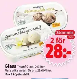 ICA Supermarket Glass erbjuda