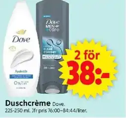 ICA Supermarket DOVE Duschcrème erbjuda