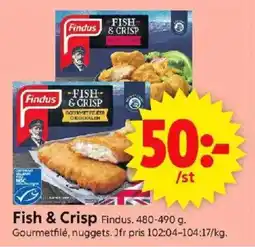 ICA Supermarket FINDUS Fish & crisp erbjuda