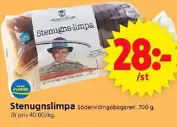 ICA Supermarket Stenugnslimpa erbjuda