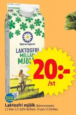 ICA Supermarket Laktosfri mjölk erbjuda
