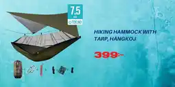 XXL Hiking hammock with tarp, hängkoj erbjuda