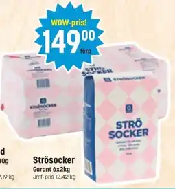 Supergott GARANT Strösocker erbjuda