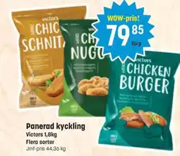 Supergott VICTORS Panerad kyckling erbjuda