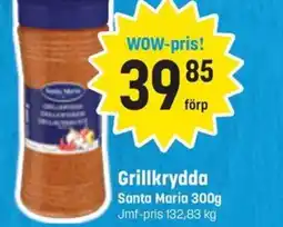 Supergott SANTA MARIA Grillkrydda erbjuda
