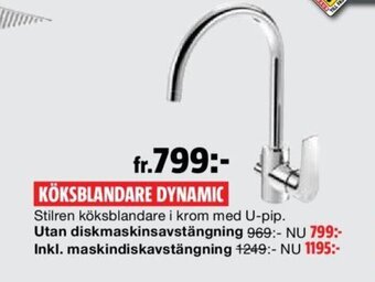 Bauhaus Köksblandare Dynamic erbjuda