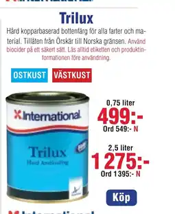 Benns Trilux erbjuda