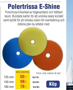 Benns Polertrissa E-Shine erbjuda