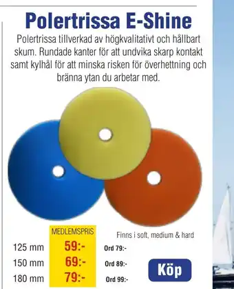 Benns Polertrissa E-Shine erbjuda