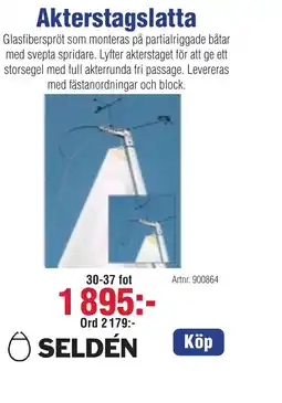 Benns Akterstagslatta erbjuda