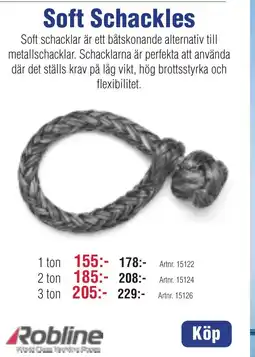 Benns Soft Schackles erbjuda