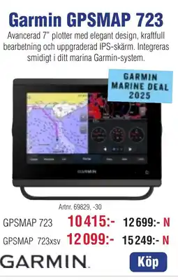 Benns Garmin GPSMAP 723 erbjuda