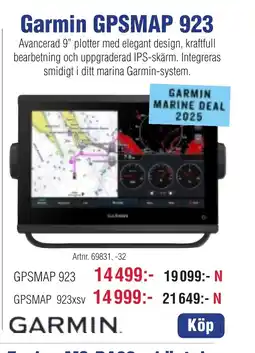Benns Garmin GPSMAP 923 erbjuda
