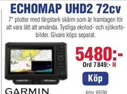 Benns ECHOMAP UHD2 72cv erbjuda