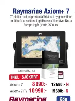 Benns Raymarine Axiom+ 7 erbjuda