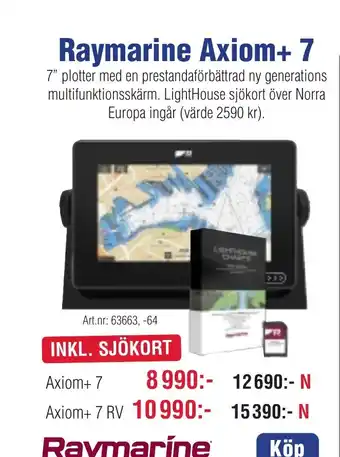 Benns Raymarine Axiom+ 7 erbjuda