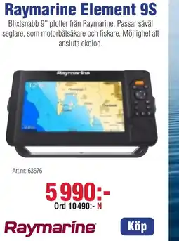 Benns Raymarine Element 9S erbjuda