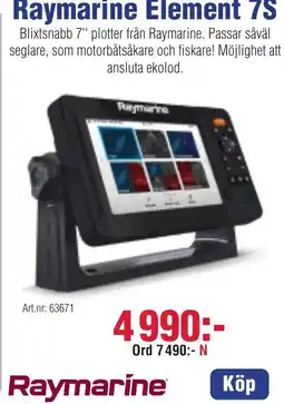 Benns Raymarine Element 7S erbjuda