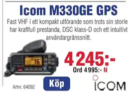 Benns Icom M330GE GPS erbjuda