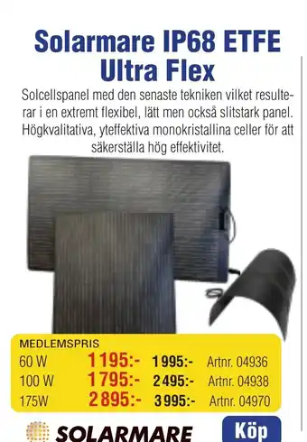 Benns Solarmare IP68 ETFE Ultra Flex erbjuda