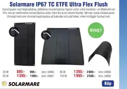 Benns Solarmare IP67 TC ETFE Ultra Flex Flush erbjuda