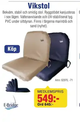 Benns Vikstol erbjuda