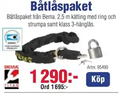 Benns Båtlåspaket erbjuda