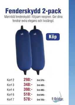 Benns Fenderskydd 2-pack erbjuda