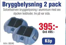 Benns Bryggbelysning 2 pack erbjuda