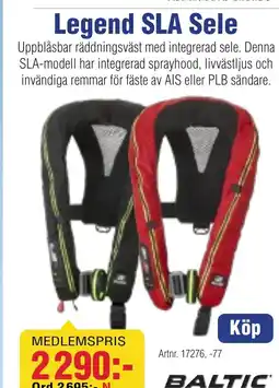 Benns Legend SLA Sele erbjuda