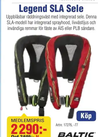 Benns Legend SLA Sele erbjuda