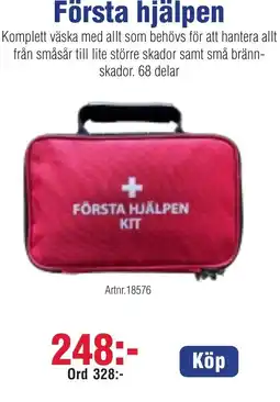 Benns Första hjälpen erbjuda