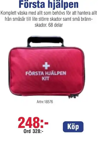Benns Första hjälpen erbjuda
