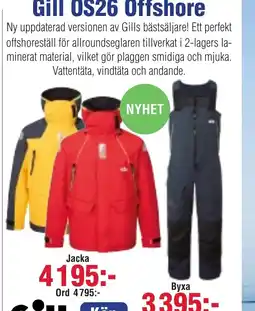 Benns Gill OS26 Offshore erbjuda