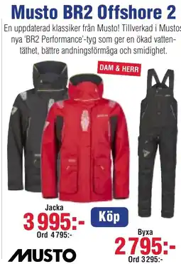 Benns Musto BR2 Offshore 2 erbjuda